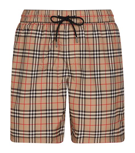 burberry swim trunks cheap|burberry check drawcord swim shorts.